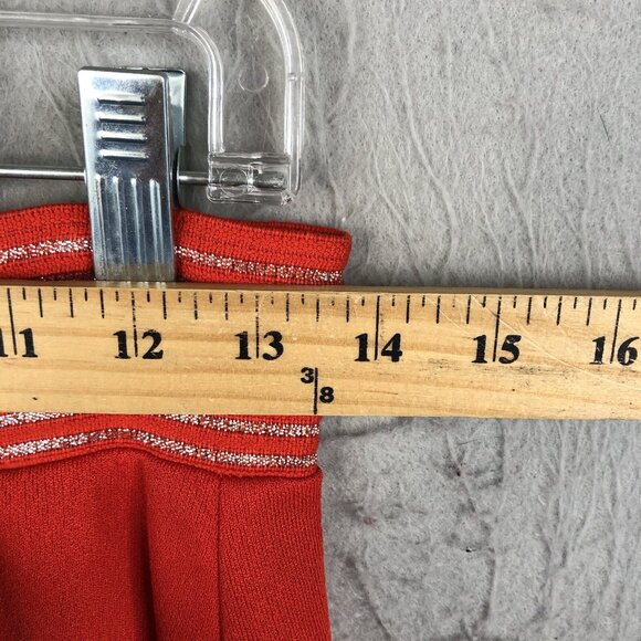 Vintage Celanese Maxi Skirt Women 14 Retro Polyester 70s Sailor Preppy Old Money - Picture 8 of 16